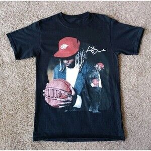 Lil Durk Laugh Now Cry Later T-Shirt Men's Size Small Graphic Print Black Shirt